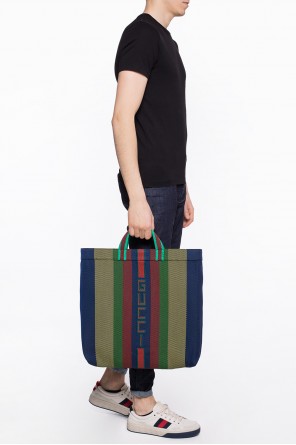 Logo-stitched hand bag, zdjęcie 2 Logo-stitched hand bag od Gucci